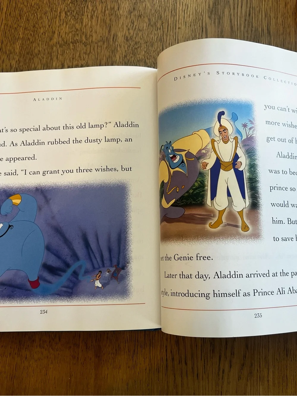 Disney Blue Illustrated Storybook Collection Back Cover